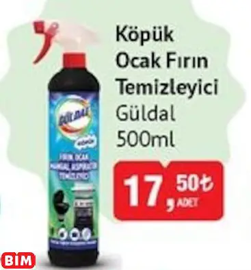 GÜLDAL  KÖPÜK OCAK FIRIN TEMİZLEYİCİ